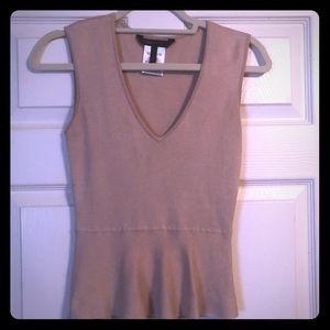 Gorgeous BCBGMaxazria peplum top